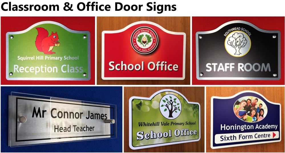 Classroom and Office Door Signs